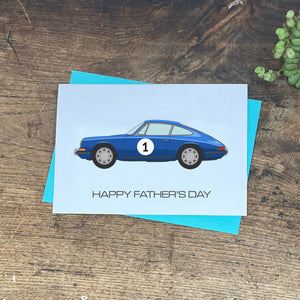 Porsche 911 Father's Day Card