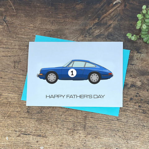 Porsche 911 Father's Day Card