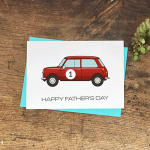 Classic Mini Father's Day Card