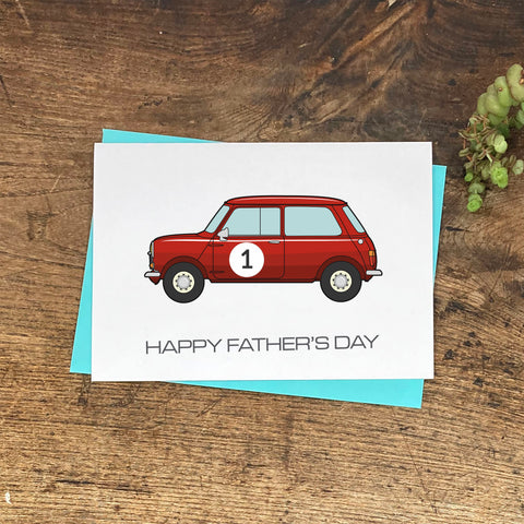 Classic Mini Father's Day Card