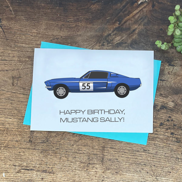 Ford Mustang Birthday Card