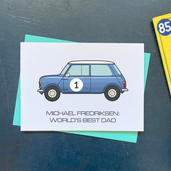 Classic Mini Father's Day Card
