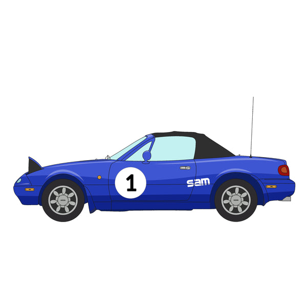 Mazda MX-5 Father's Day Card