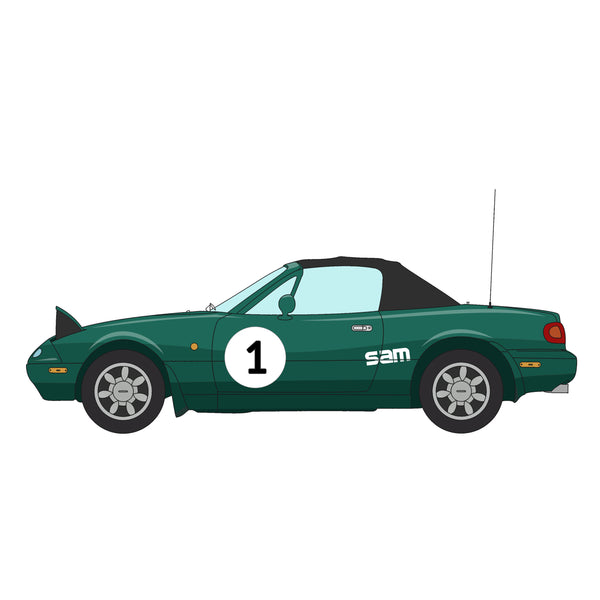 Mazda MX-5 Father's Day Card