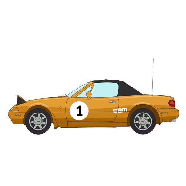 Mazda MX-5 Father's Day Card