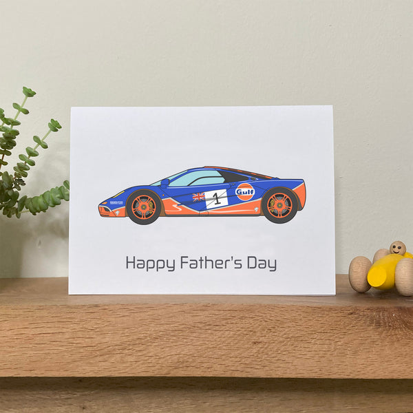 McLaren F1 Father's Day Card