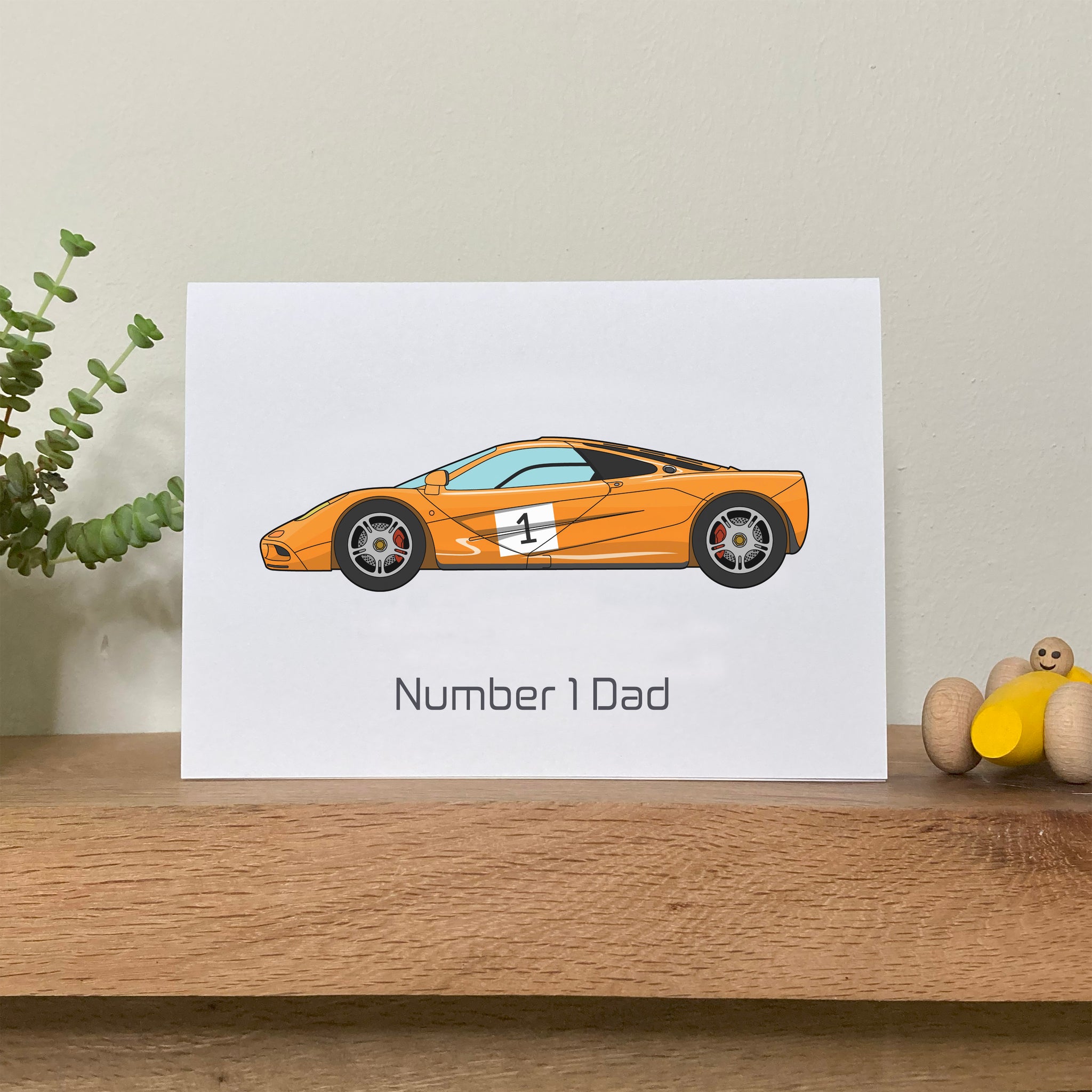 McLaren F1 Father's Day Card