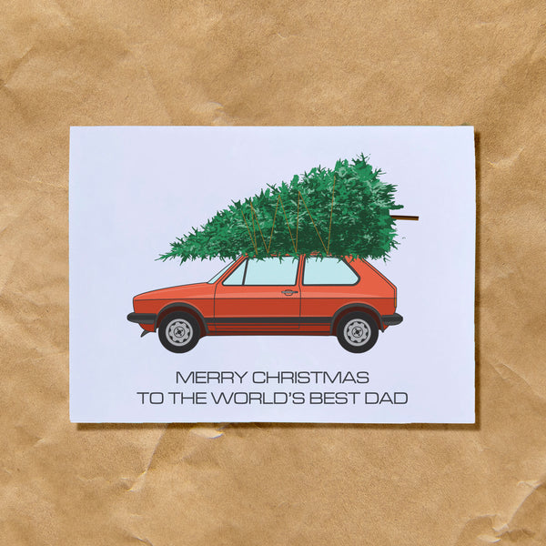 VW Golf Christmas Card