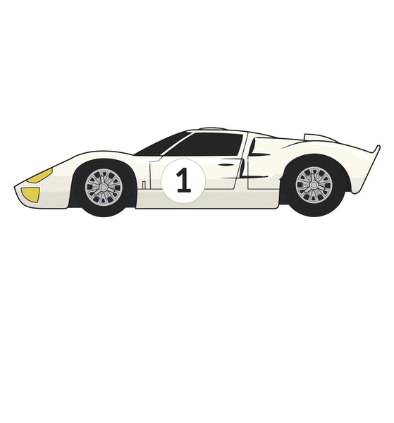 Ford GT40 Birthday Card