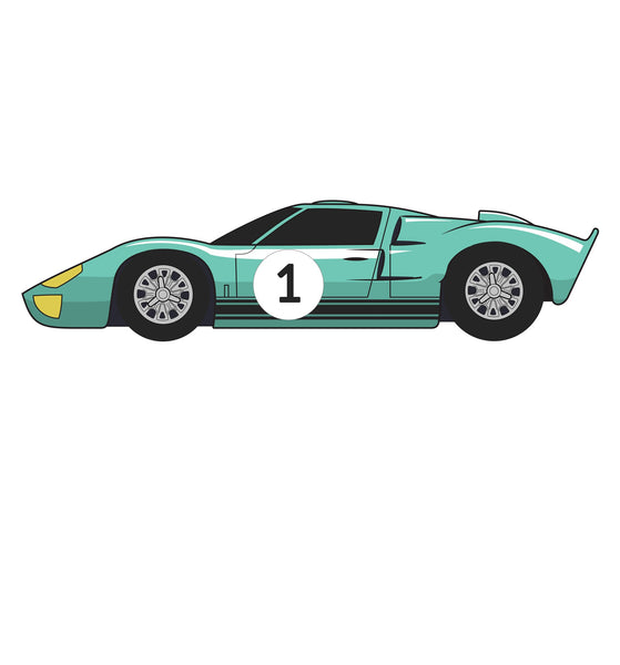 Ford GT40 Birthday Card