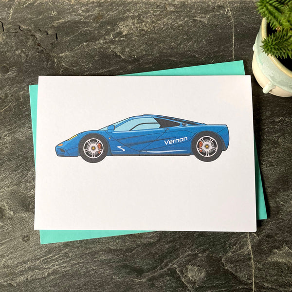 McLaren F1 Father's Day Card