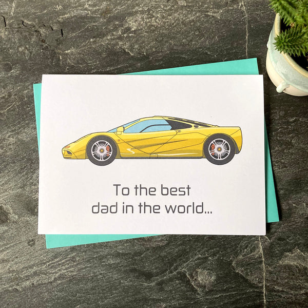 McLaren F1 Father's Day Card