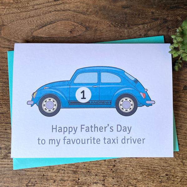 WV Beetle Father's Day Card
