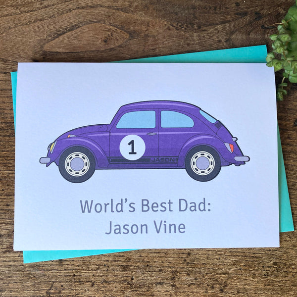 WV Beetle Father's Day Card