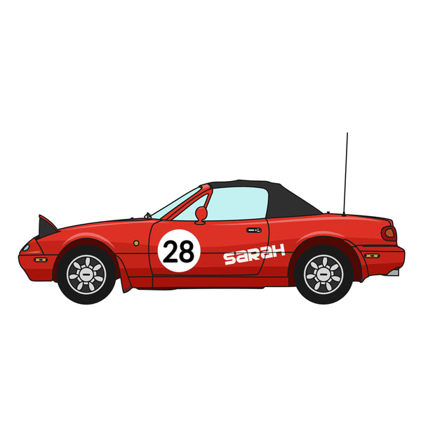 Mazda MX-5 Birthday Card