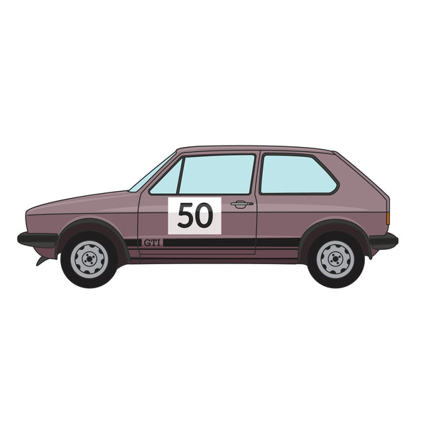 Mk1 Golf VW Birthday Card