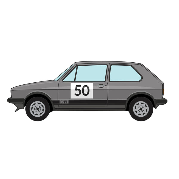 Mk1 Golf VW Birthday Card