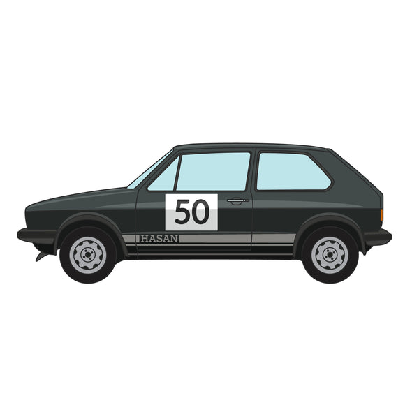 Mk1 Golf VW Birthday Card