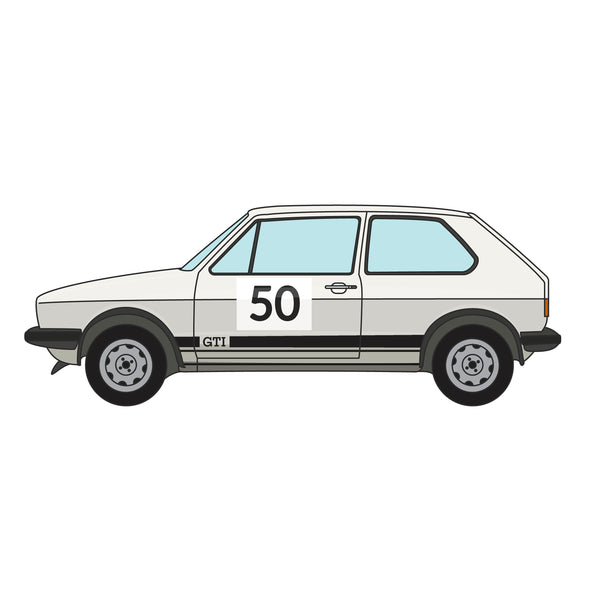 Mk1 Golf VW Birthday Card