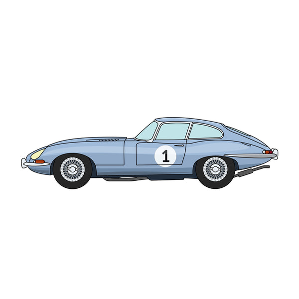 E-Type Jaguar Father's Day Card