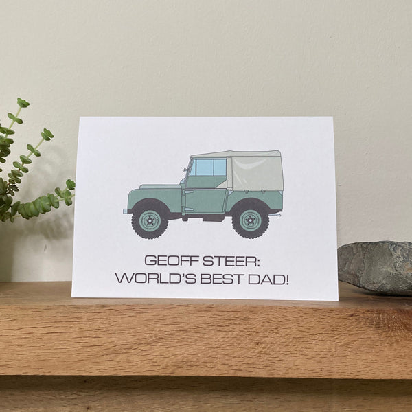 Land Rover Father's Day Card